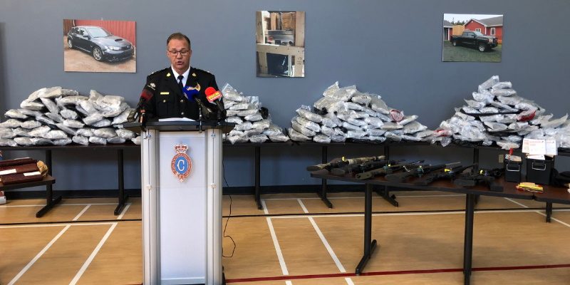 VOCMNEWS's tweet photo. Operation Rhino Lands $6-Million in Drugs, Weapons, Vehicles, Cash

https://t.co/F82Fx1AwHM https://t.co/GWsuXTMOEI