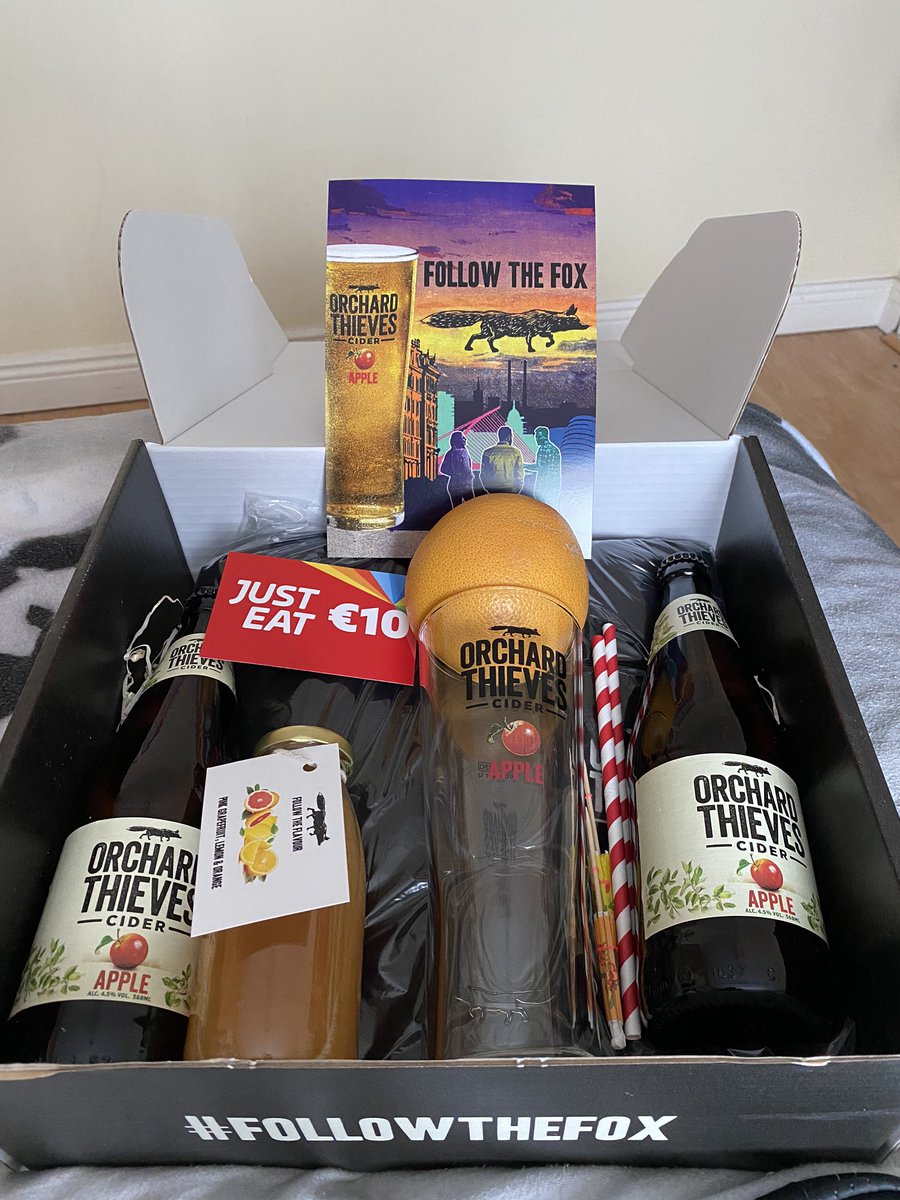 ConorO_Donnell's tweet photo. Thanks @OrchardThieves , Great surprise #FollowTheFox https://t.co/9ptffBlZ4D