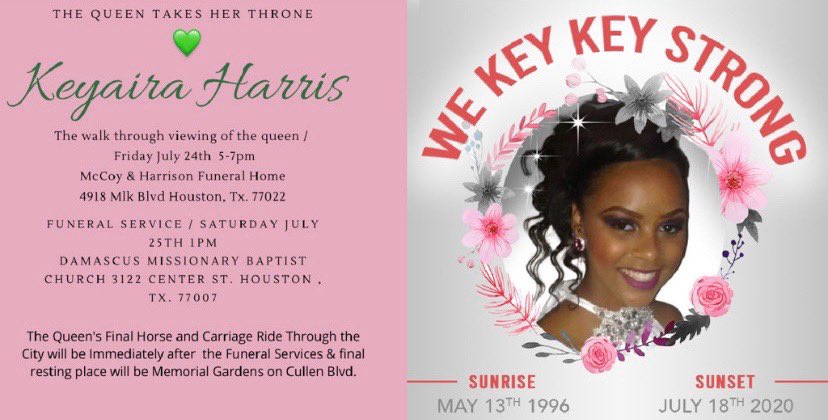 Cinco_Bambino's tweet photo. Join us this weekend to celebrate the life and legacy of Lil Sis. Youโll forever be missed and never forgotten ๐๐ค๐พ๐๐พ๐๐พ #alwaysandforever #wekeykeystrong - @__trueebeautyy https://t.co/Vmxjic4jpi