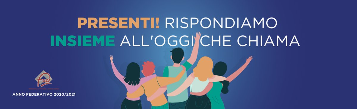 Presenti❗️Rispondiamo insieme all’oggi che chiama 

👉🏻 Ecco il nuovo tema che ci accompagnerà durante quest’anno per vivere insieme le sfide di questo tempo

🔜 a breve novità e la lettera tematica sul nostro sito

#FUCI