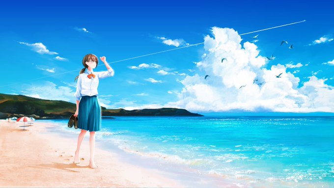 「海の日⛱️」 