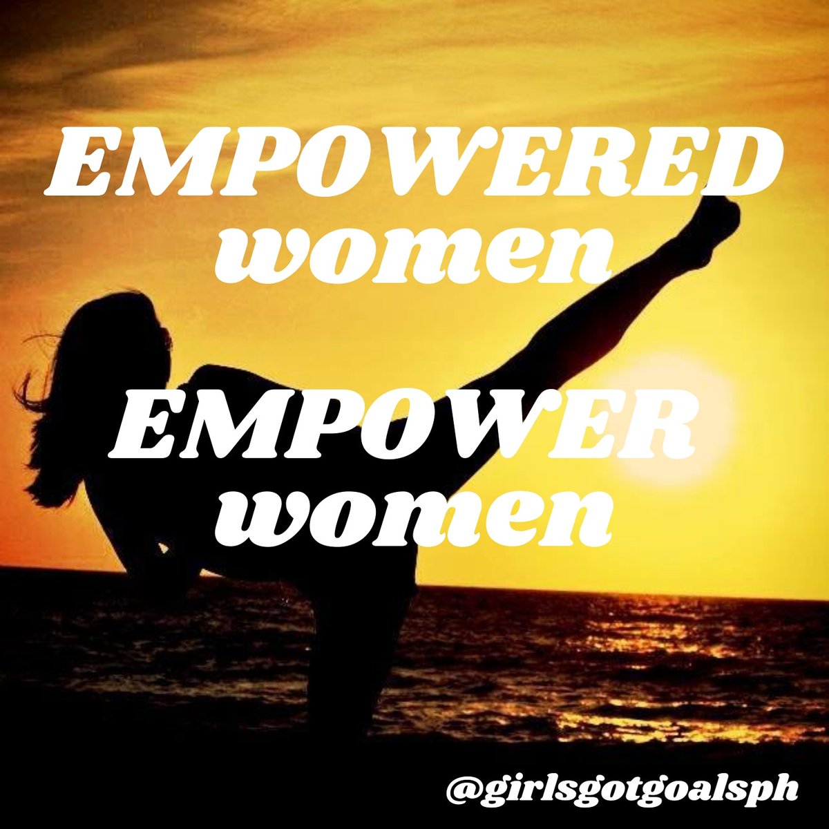 GirlsGotGoalsPH's tweet photo. Women empower women. ❤

#bossgirlsgang
#bossgirltribe
#bossgirlcircle
#womenempowermentquotes
#womenempowermentmovement
#womenempowermentproject
#womenempowermentquotes
#womenempowermentclub
#femaleempowerment
#femaleentrepreneur
#femalemindset
#femalefounders https://t.co/9UxKpfCju9