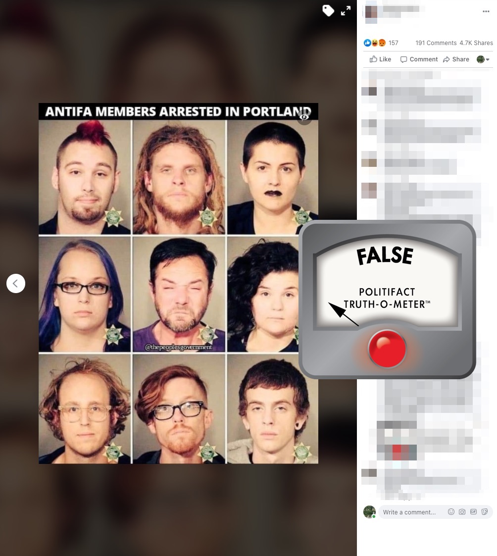 Daniel Funke On Twitter People Are Also Sharing Old Mugshots From 2016 And Claiming They Show Antifa Activists Arrested In Portland Kertschernews Broke Down Why That S Baloney Https T Co Nzclzlfxuu Https T Co O7yhfvu5ld