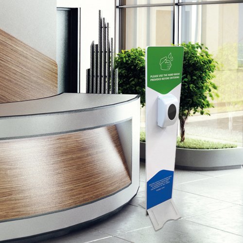 SilkGroup's tweet photo. Wall mounted and floor standing hand sanitiser dispensers printed full colour with your branding. Including an automatic dispenser which can hold up to 1000ml of sanitiser! Perfect for communal and high traffic areas. https://t.co/18lksWyYjB https://t.co/ocayRwBEsJ