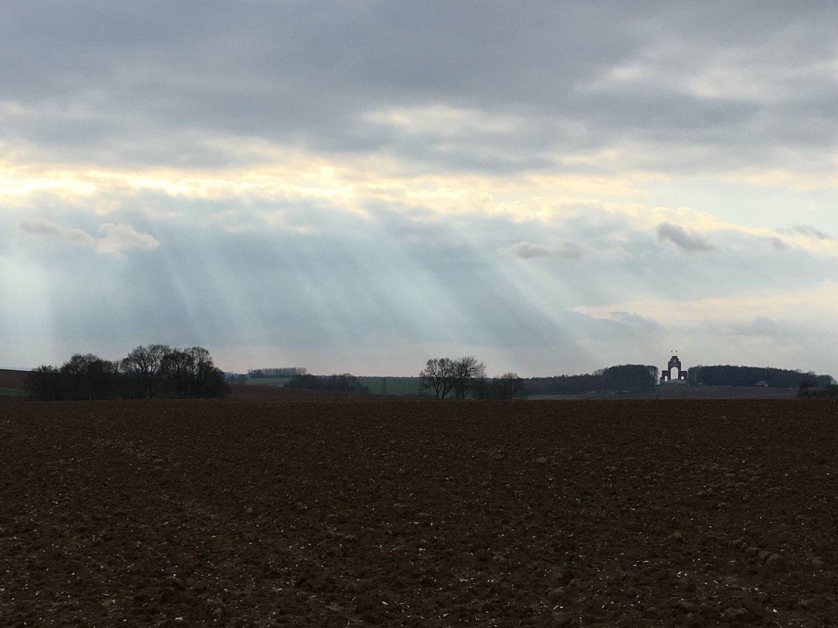 They fought in vain to take Mouquet Farm and put in piecemeal and uncoordinated attacks time and again suffering huge losses. This picture shows Mouquet Farm with the Thiepval Memorial as a backdrop.