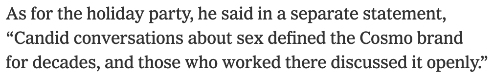 As for this statement Troy made about what he said…