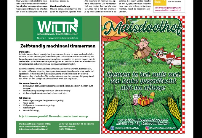 Adverteren en meteen de tip krijgen waar we moeten speuren! Hophop, naar de <a href="/De_Hoeve/">Brandevoortse Hoeve</a>