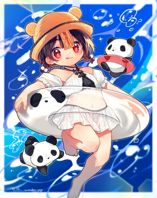 キョンシーちゃんと夏 #海の日 