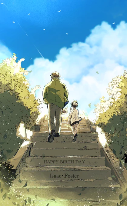 #アイザック・フォスター生誕祭

「じじー、これあまいにおいがすんな」
「これはおまえさんのだよ」 
