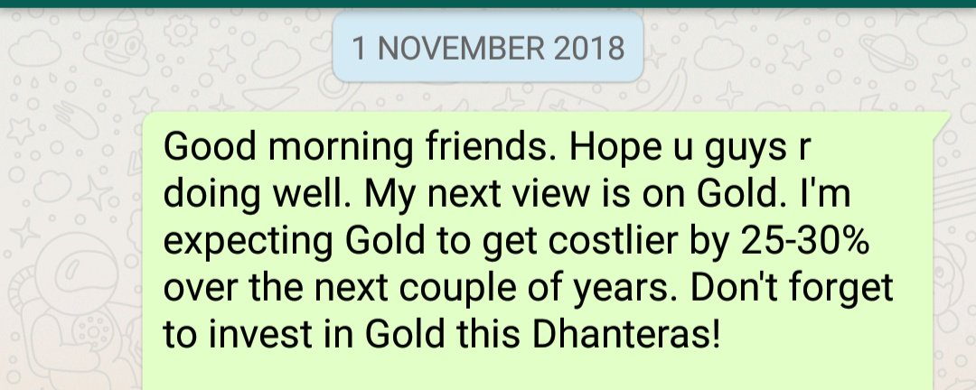 Commodity name -  $GOLD - $1215 to $1885 today, still going strong!