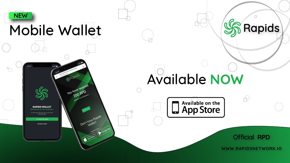RapidsPoland's tweet photo. Z przyjemnością informujemy, że portfel Rapids Wallet jest już dostępny na iOS w @AppStore‼ ️

 Pobierz już dziś, aby zacząć korzystać z jego funkcji📱

 https://t.co/6PUodmoJnG

 #LinkShare # kryptowaluta #blockchain #fintech https://t.co/cwUUl4w2ME https://t.co/YliT4WyWLN