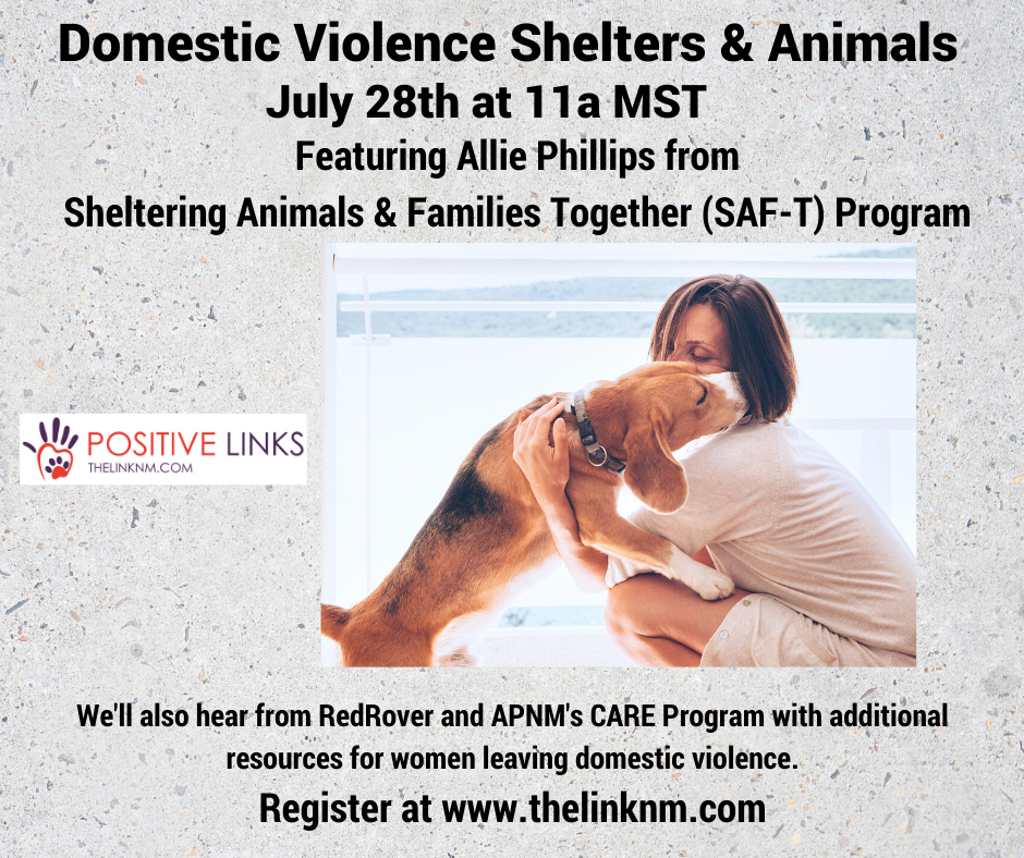 thelinknm's tweet photo. Domestic Violence Shelters &amp; Animals https://t.co/ioiKMFFx55