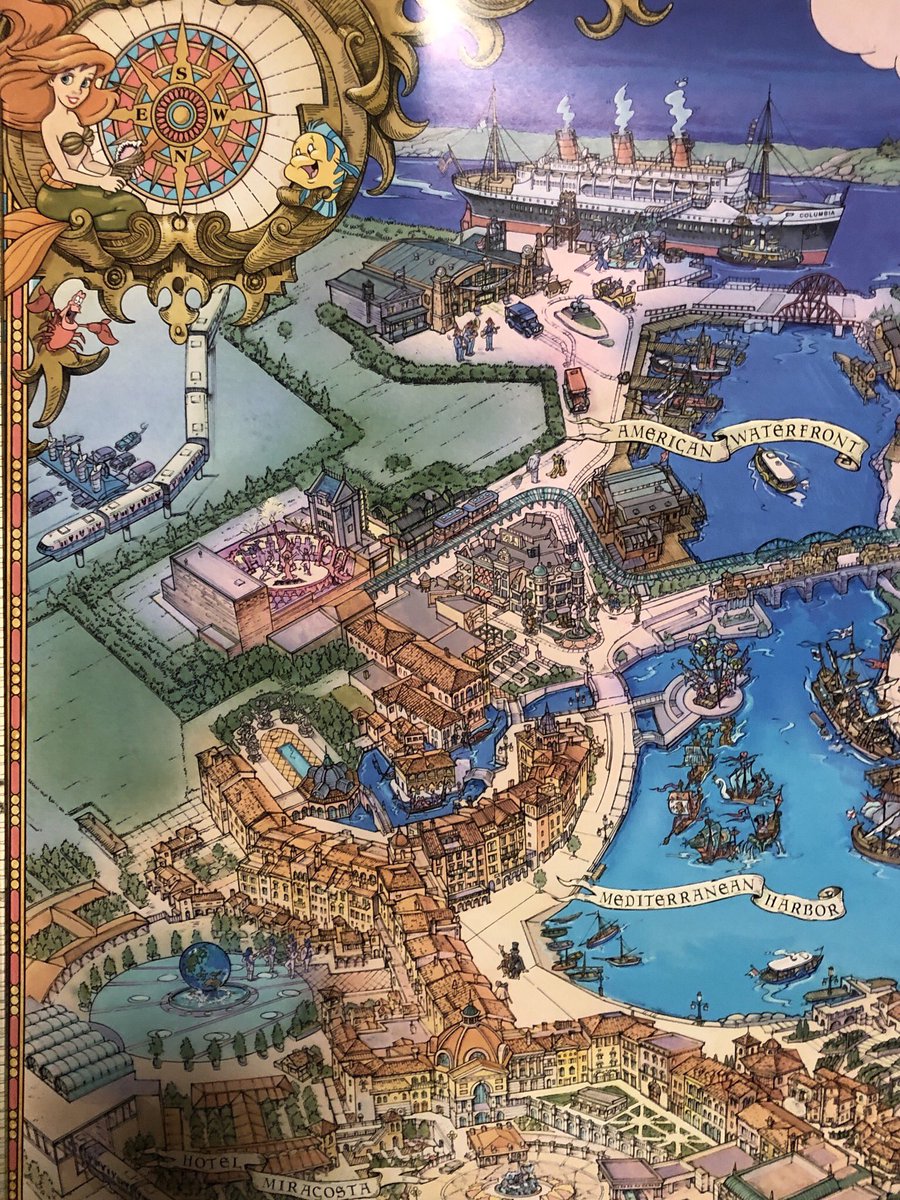 激レア　東京ディズニー　地図　30周年ポスター ☆東京ディズニーランド『マップポスター』超 レア ☆ - メルカリ