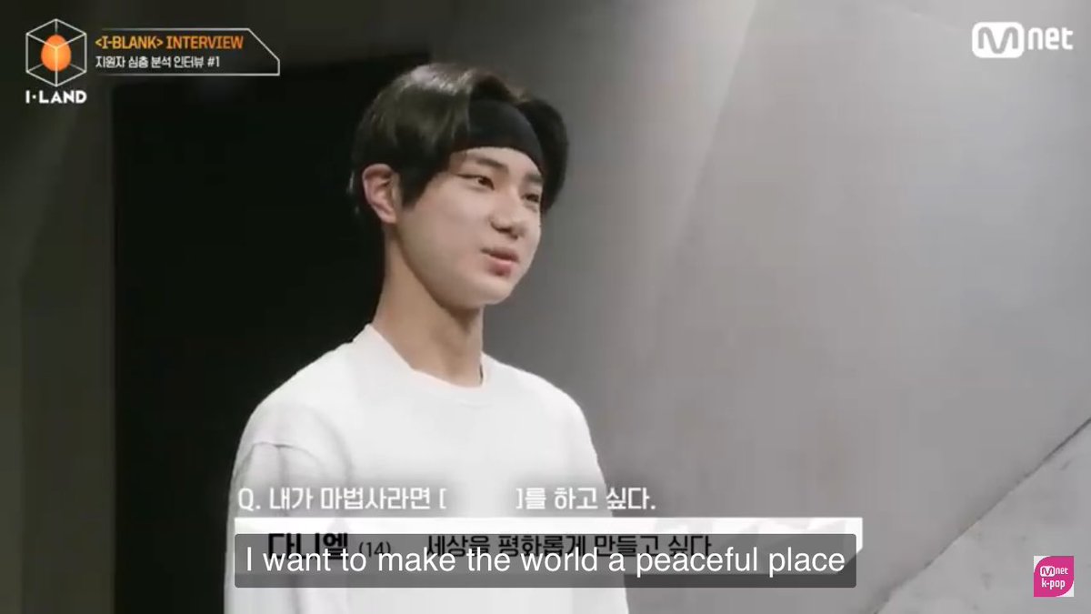 also adding this during the iblankue interview, the question “if u have a wish what would it be?” daniel’s answer “i want to make the world a peaceful place” “if only i could”