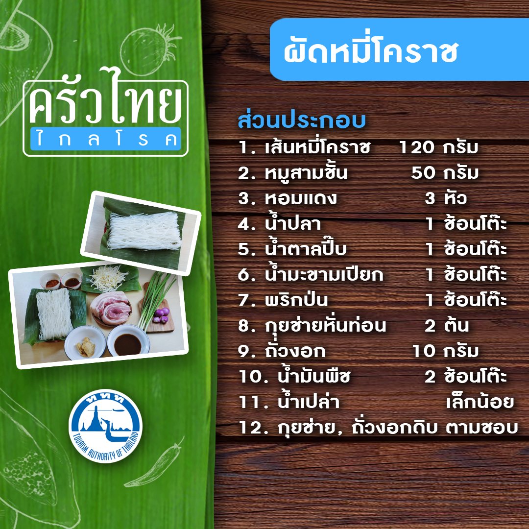 Chailaibackpack's tweet photo. 🍝 #สูตรเมนูเด็ด “ผัดหมี่โคราช” และพิกัดแหล่งกินเที่ยวนครราชสีมา มาแล้วครับ!
#ครัวไทยไกลโรค #thaifood #thailand #thailandtourism #foodlover #travel #ททท #การท่องเที่ยวแห่งประเทศไทย #chefbook #เชฟบุ๊ค #ผัดหมี่โคราช #โคราช #กินเที่ยวโคราช
#อร่อยไปแดก #รีวิวโคราช @ReviewEsan https://t.co/SxHrAeMkeG