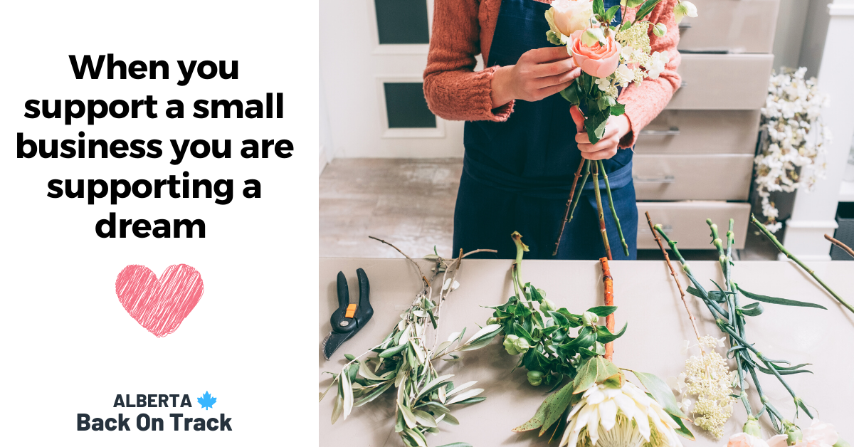 InItTogetherAB's tweet photo. Supporting local business has a huge impact on our economy and community spirit.  Thank you for your support!

#ABBackOnTrack #InItTogether #InItTogetherAB #alberta #edmonton #calgary #yegbiz #yycbiz #Here4YYC #SupportLocalYYC #yyc #yeg #YYCBusiness #YEGBusiness https://t.co/IZh6RK6ZBy