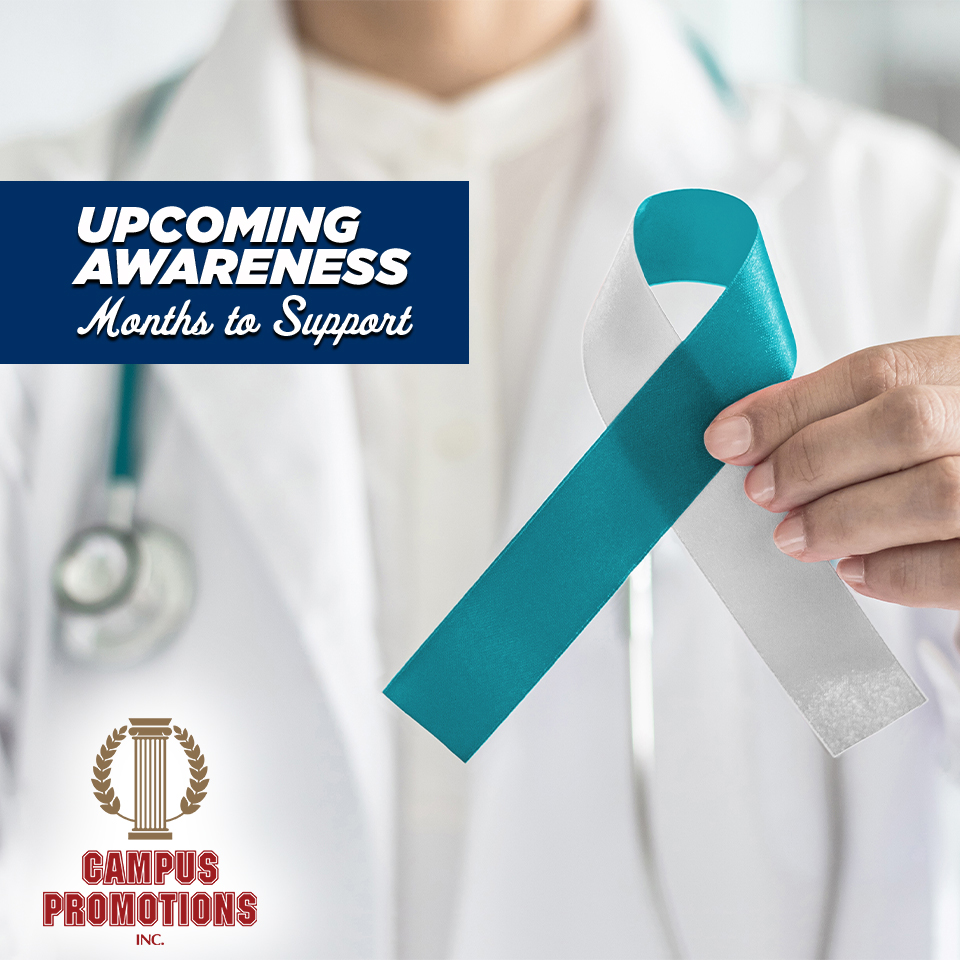 CampusPromo's tweet photo. Consider an awareness campaign to support a good cause during an upcoming awareness month. For example, September is Alzheimer’s Awareness Month and October is National Breast Cancer Awareness. Support a cause and #raiseawareness! ⭐

#CampusPromo #awarenesscampaign https://t.co/tuCLPw4Dk4