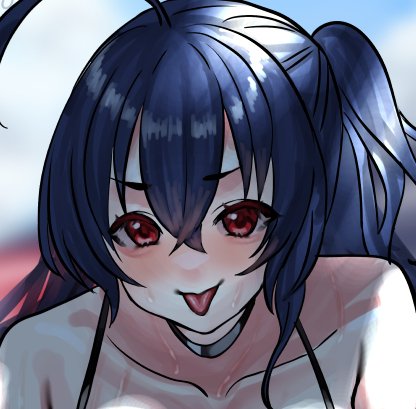 大鳳(アズールレーン) ,恋慕のコンパニオン 「【R-18】RQ大鳳と汗だくックス 」|右の人みつる🕯単行本発売中のイラスト