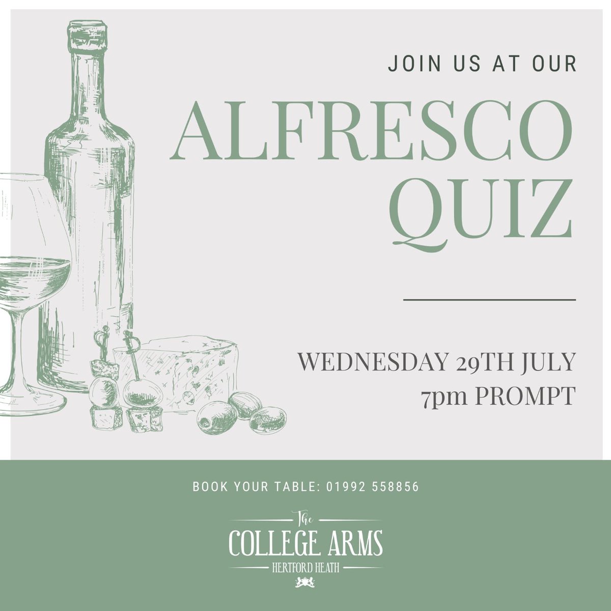 Jason’s quiz is back! We will be hosting our first quiz since #lockdown in our #pubgarden. All #socialdistancing rules will be in place, book now before it’s too late!