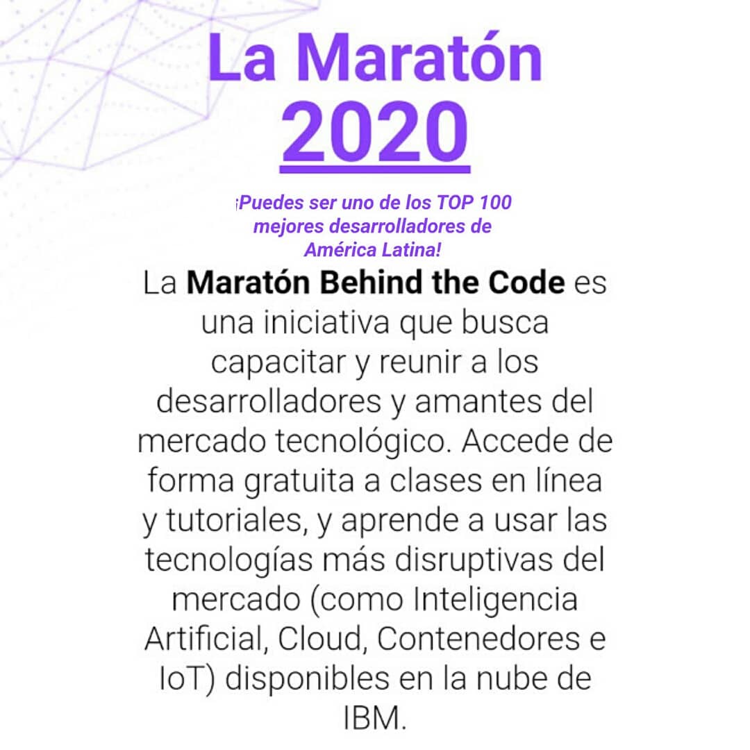 IESA's tweet photo. ¡#IBM busca los mejores desarrolladores de América Latina! No te pierdas esta competencia de codificación virtual de nuestro aliado, para resolver desafíos de negocio del mundo real, usando tecnologías disruptivas ¡Únete al desafío! Información ➡  https://t.co/1K2H6EGcXB https://t.co/3344DeEmtS