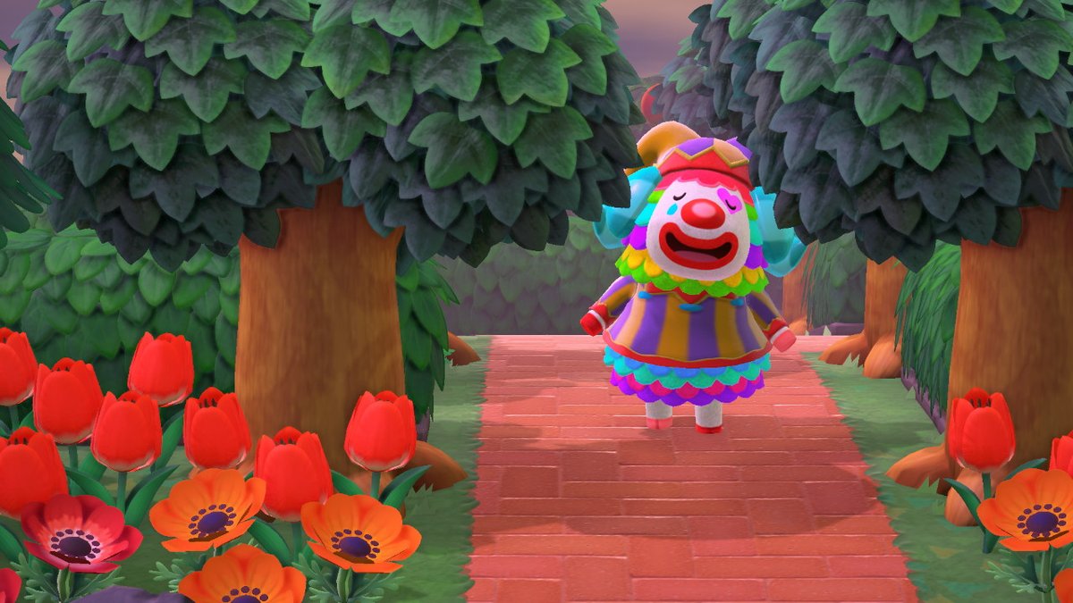 Pietroelclown's tweet photo. i am Pietro and i sing to the trees-
:
#AnimalCrossing #ACNH #NintendoSwitch https://t.co/8ZEDpHruEZ