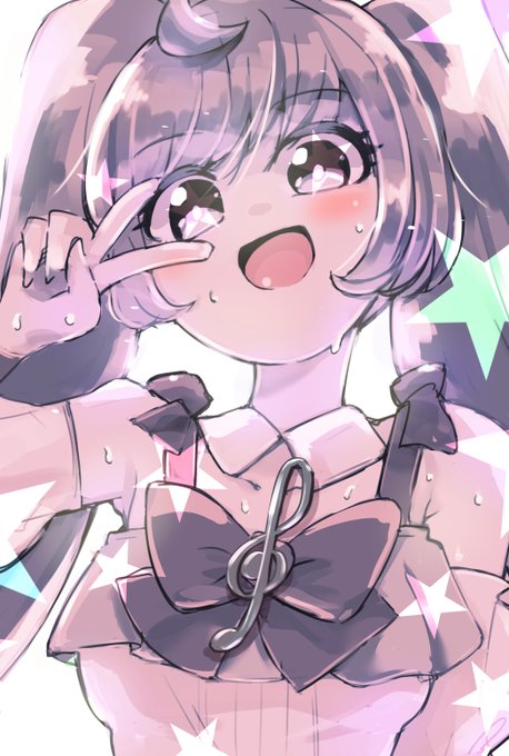 #プリティーシリーズ10周年 #プリパラ
ライブ後の全力かしこまっ!
らぁらのキャラデザは神だと思います 