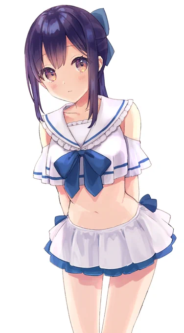 セーラー水着チャン。久々のらくがき楽し～～～～い? 