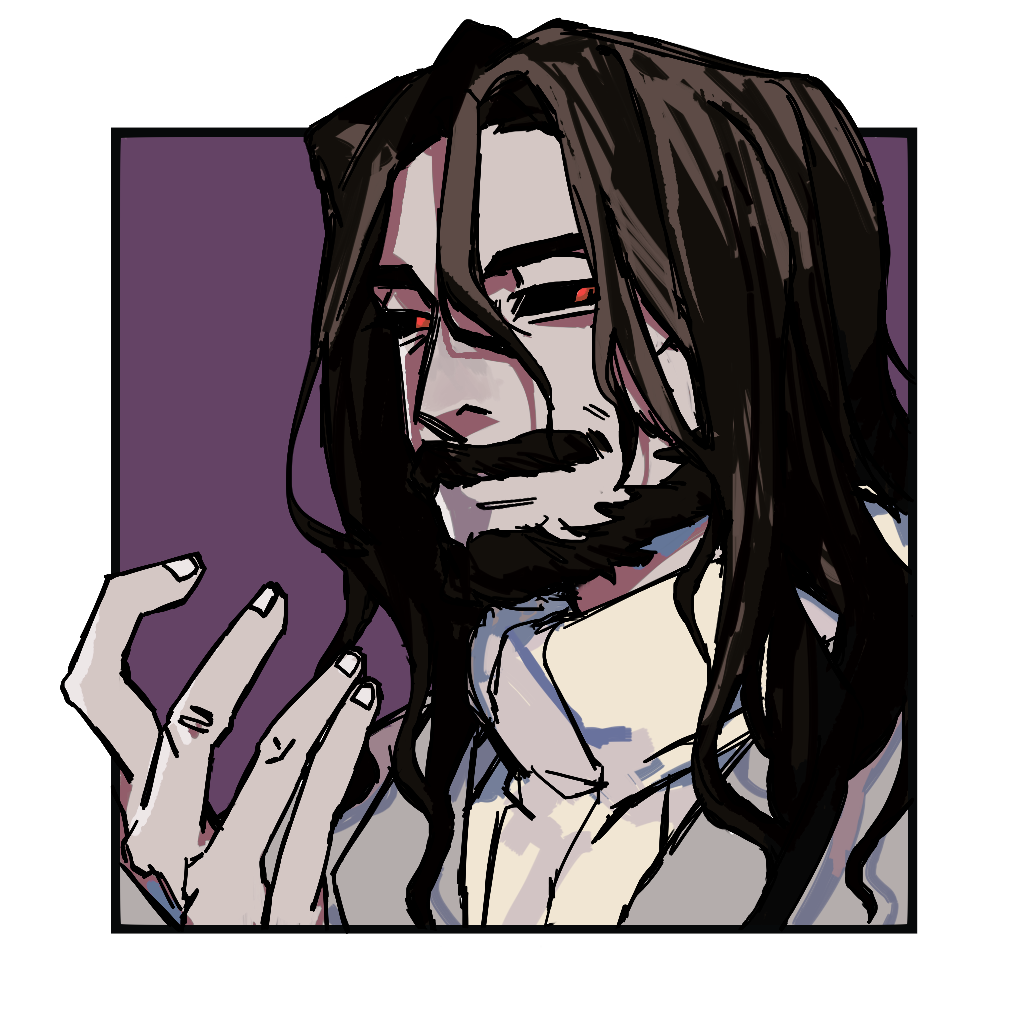 I proudly present Hastur-sama in Human ver. 
 Icon donate drew by Kook and Kins 

 They're so good at drawing Ojisan ? 