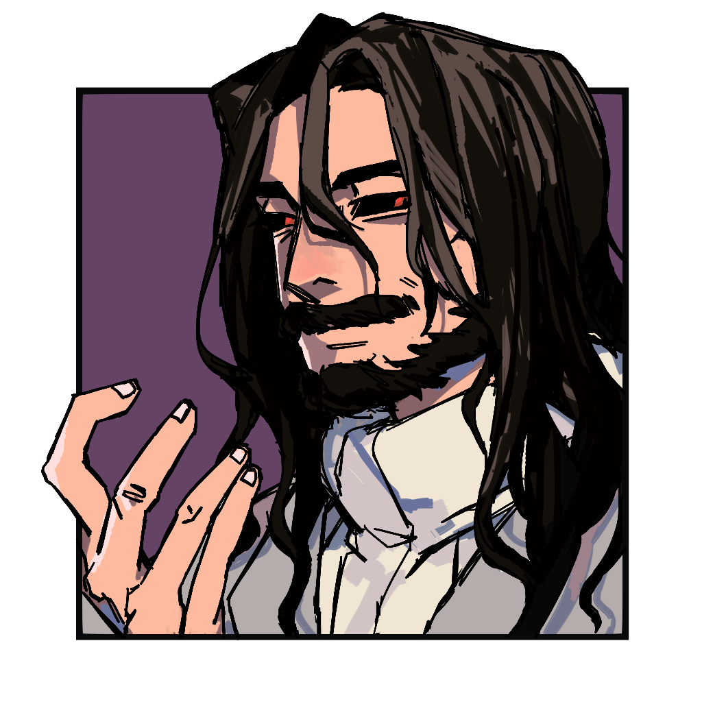 I proudly present Hastur-sama in Human ver. 
 Icon donate drew by Kook and Kins 

 They're so good at drawing Ojisan ? 
