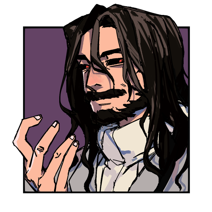 I proudly present Hastur-sama in Human ver. 
 Icon donate drew by Kook and Kins 

 They're so good at drawing Ojisan ? 