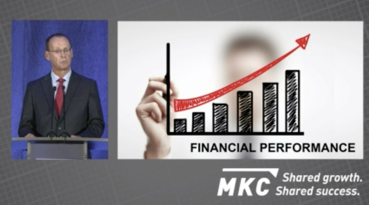 midkscoop's tweet photo. "It's important to remember the cooperative has no end date. We are committed to continue providing value to our member-owners in our core business areas."

Executive Vice President and CFO Danny Posch delivers the financial report at the #MKCAnnualMeeting. https://t.co/XMeXISNK4v