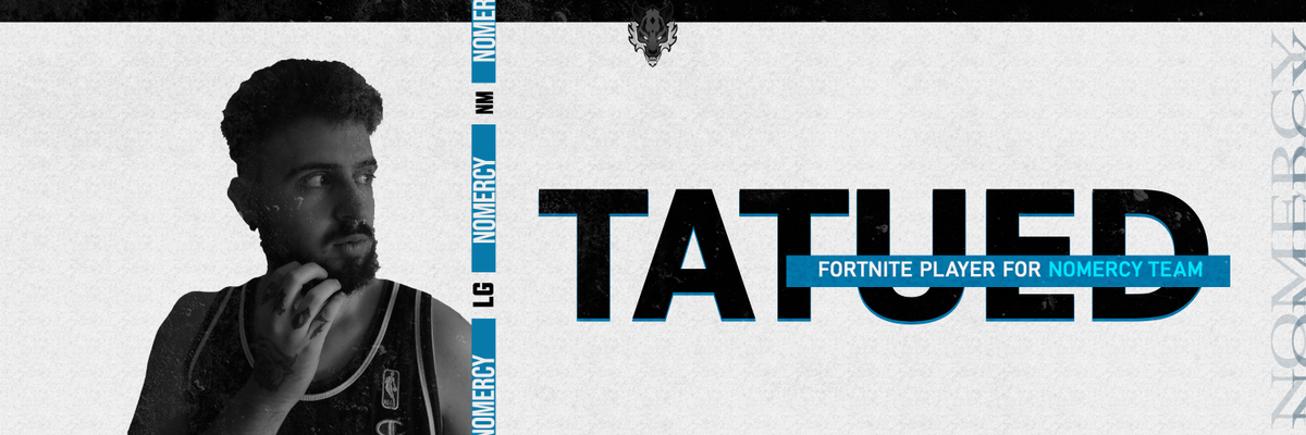 TeaM_NoMercy's tweet photo. 🇪🇸 También damos la bienvenida a nuestro segundo jugador de #Fortnite que competirá al máximo nivel ¡VAMOS @sixTatueD ! 

🇬🇧 We also welcome our second #Fortnite player who will compete at the highest level LET'S GO @sixTatueD! 

https://t.co/bM6tSD5xQT https://t.co/SOtedfXHao