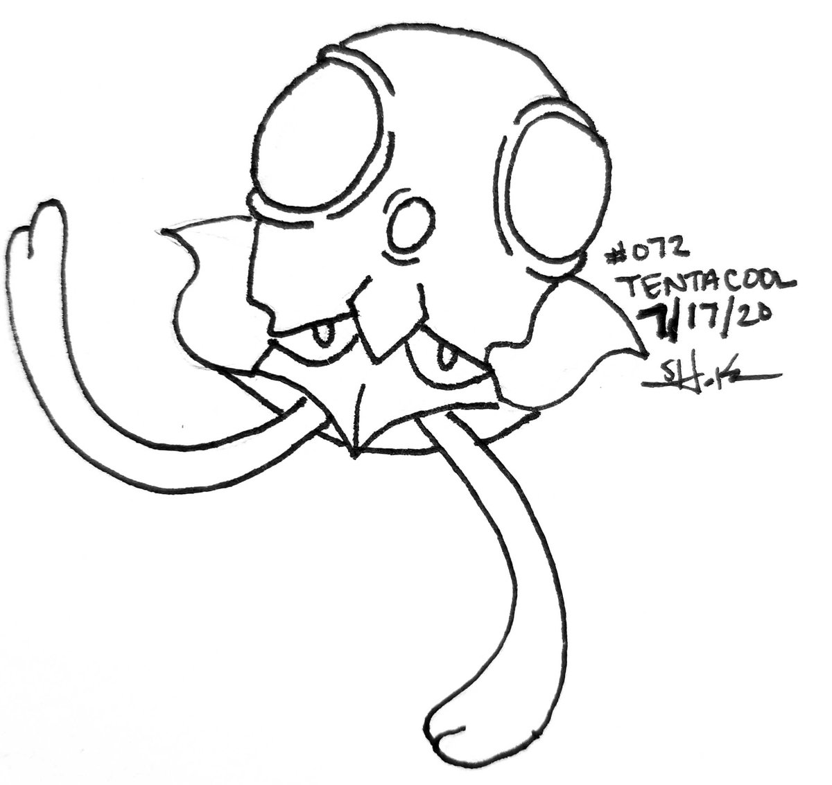 Reverrii_Pixy's tweet image. #DrawEveryPokemon
072 #Tentacool
#Pokemon • #PokemonArt • #TraditionalArt • #Drawing