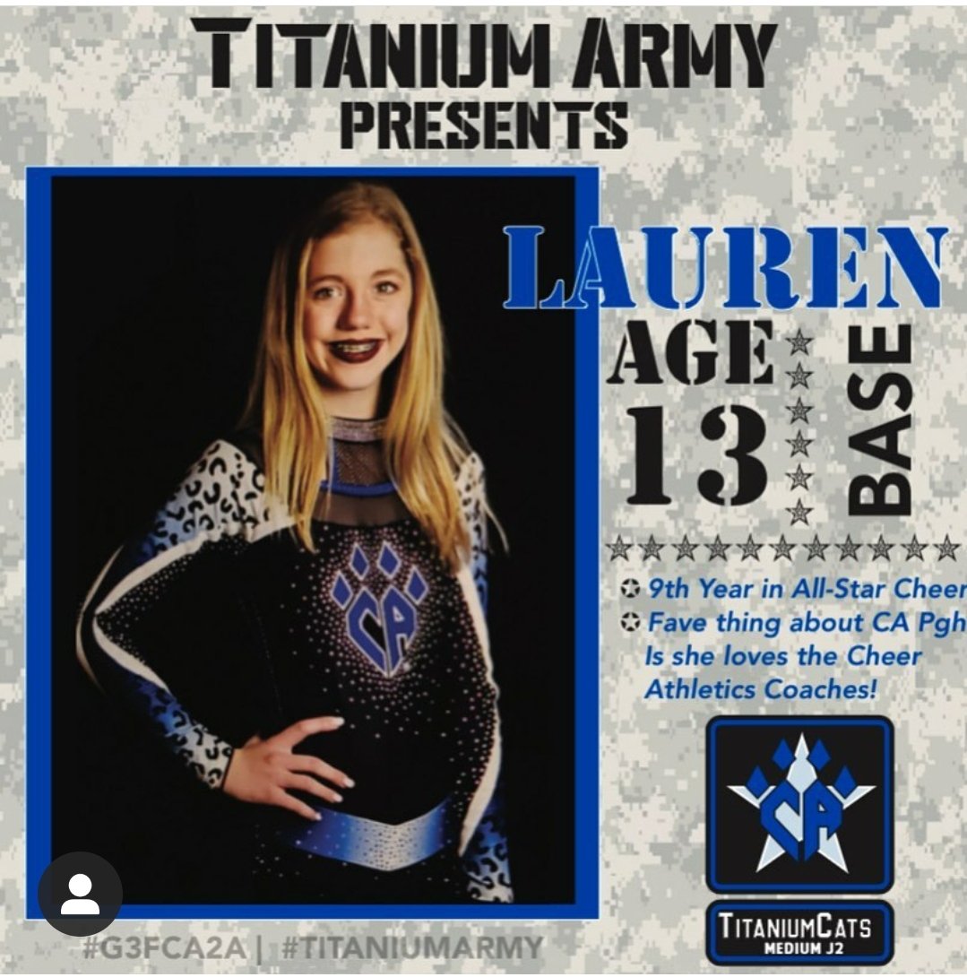 CA_TitaniumCats's tweet photo. #titaniumarmy⭐ #titaniumcats💙🖤 #meettitanium🐾 @CheerAthletics @LaurenM04486668 @DiaraMcCullough https://t.co/jFoqRfFg4C
