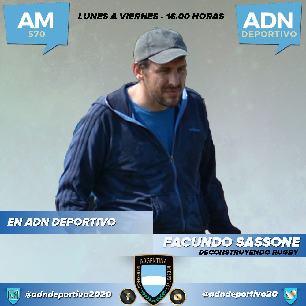📌 HOY. Jueves en @Adndeportivo20 🏅 

🎙Charlamos con Mariano #Carrera, miembro del CT de la Selección Nacional de Boxeo 

🗣”Derribando Obstáculos” de la mano de <a href="/LLBS_Bowling/">Lucas Legnani</a> 

🗣”Deconstruyendo el rugby” de la mano de <a href="/facusassone/">Facundo Sassone</a>