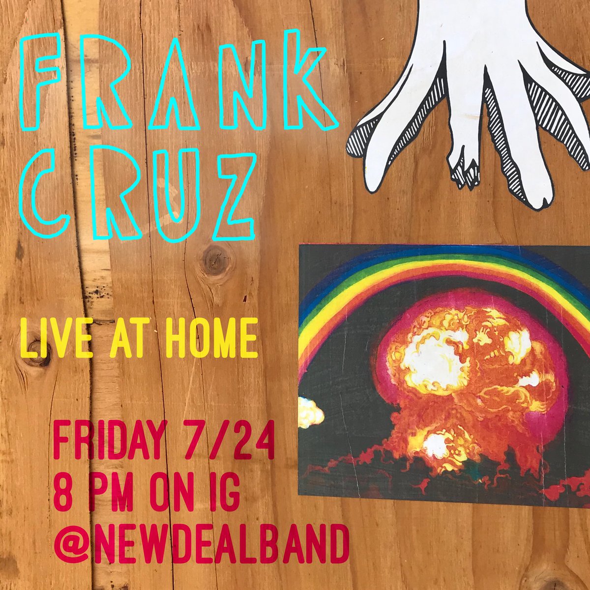 Get rid of your apocalyptic pandemic bro-fascist police riot blues with me tomorrow night on IG where I’ll playing some choice Sad Acoustic Jams tomorrow night! Follow on IG <a href="/newdealband/">FCND</a>