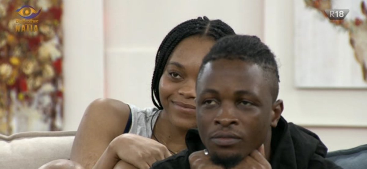 BBNaija's tweet photo. Looking at bae like... RT if you can relate.
#BBLiveBlog 
#BBNaija https://t.co/TQx7Sbf7TG https://t.co/gk8cP4IdsS