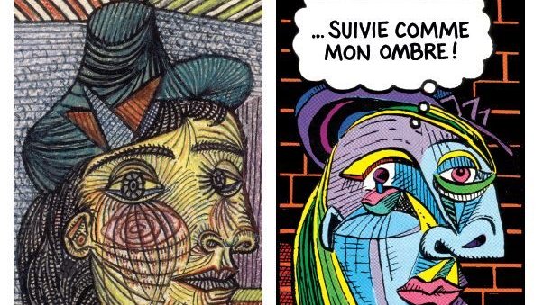 franceculture's tweet photo. PARTENARIAT| Quel était le lien de Picasso avec le neuvième art ? Dessins, estampes, planches originales à découvrir dans l’exposition "Picasso et la bande dessinée" du 21 juillet au 3 janvier, au @MuseePicasso à Paris. 
Plus d’infos 👉 https://t.co/65EZh219Zf https://t.co/wTVbhjxn62