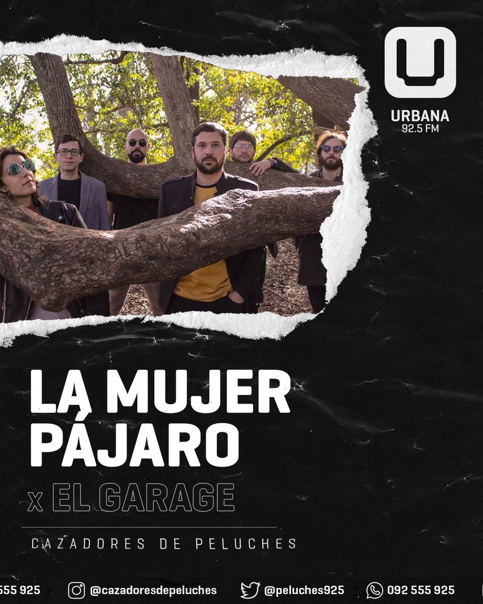 ⚡️ H O Y ⚡️
👉🏼 Cine con <a href="/Batibatiendo/">Bruno Conti</a> 
👉🏼 Nos visita <a href="/mujer_pajaro/">La Mujer Pájaro</a> en #ElGarage