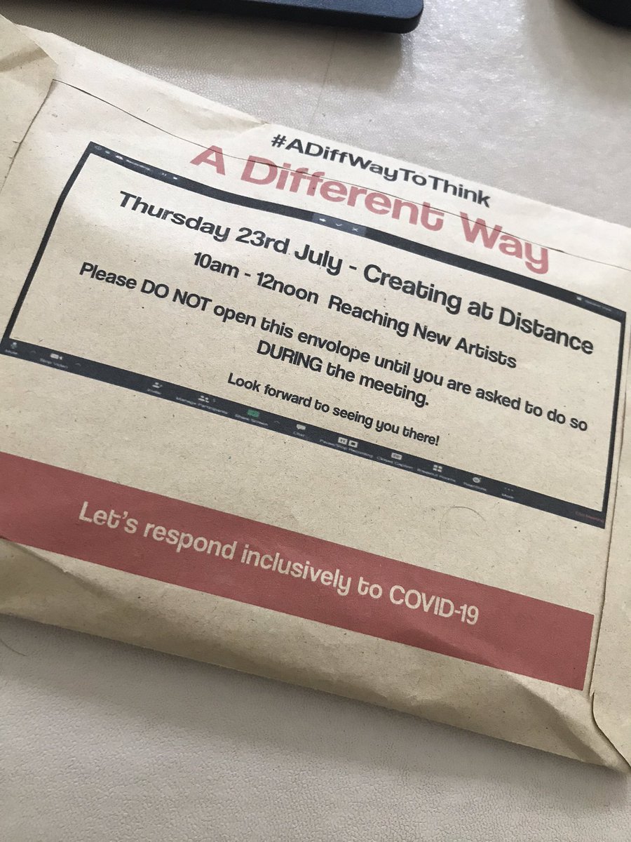 PickeringZoe's tweet photo. @DarylBeeton THANK YOU for the best day! Great conversations and great care taken to make everyone feel so looked after - all zoom meetings should be like this.. #ADiffWayToThink https://t.co/ntMPeIs4Ky