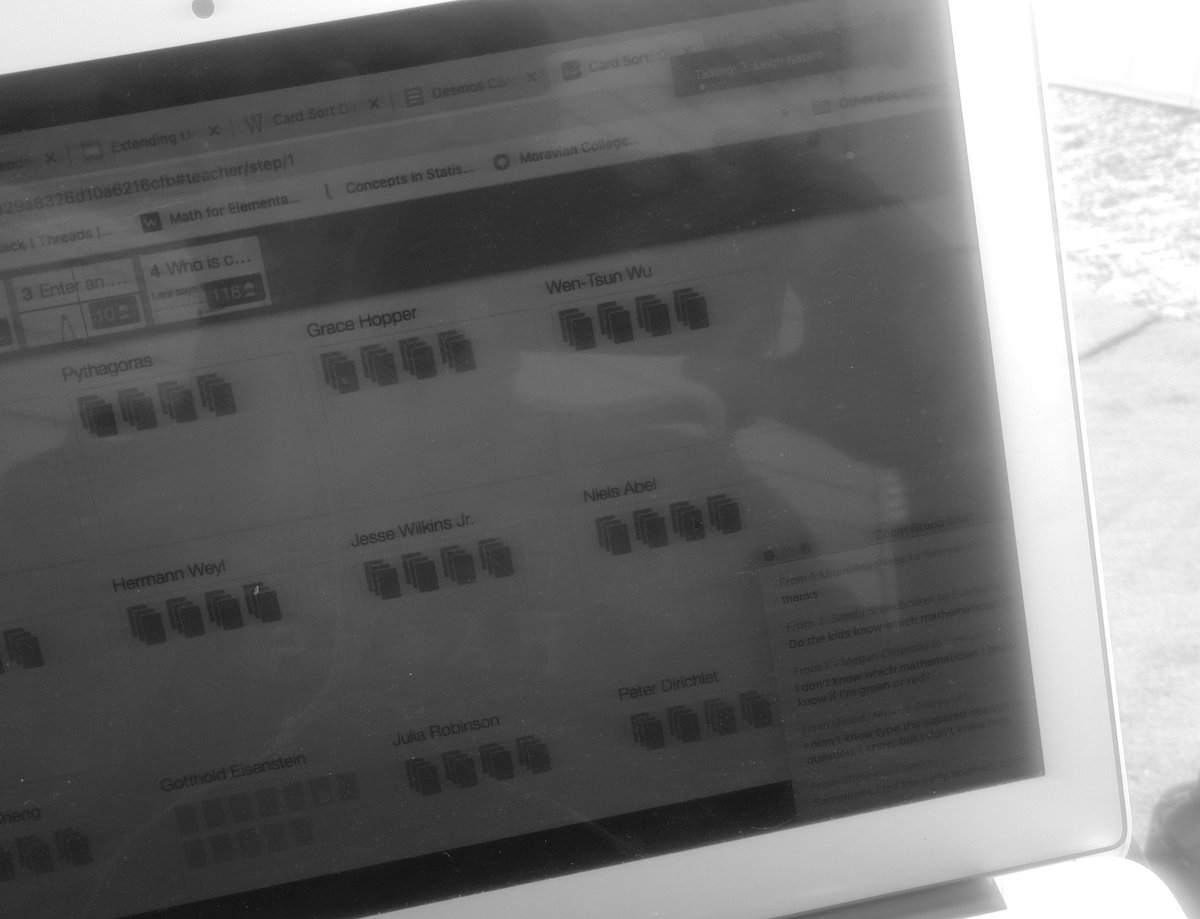 jimsting10's tweet photo. Big thanks to @mathteacher24 on thorough set up for presentation on #Desmos card sort. #PCTM2020 #pctmvirtual https://t.co/5XxNW8smKX