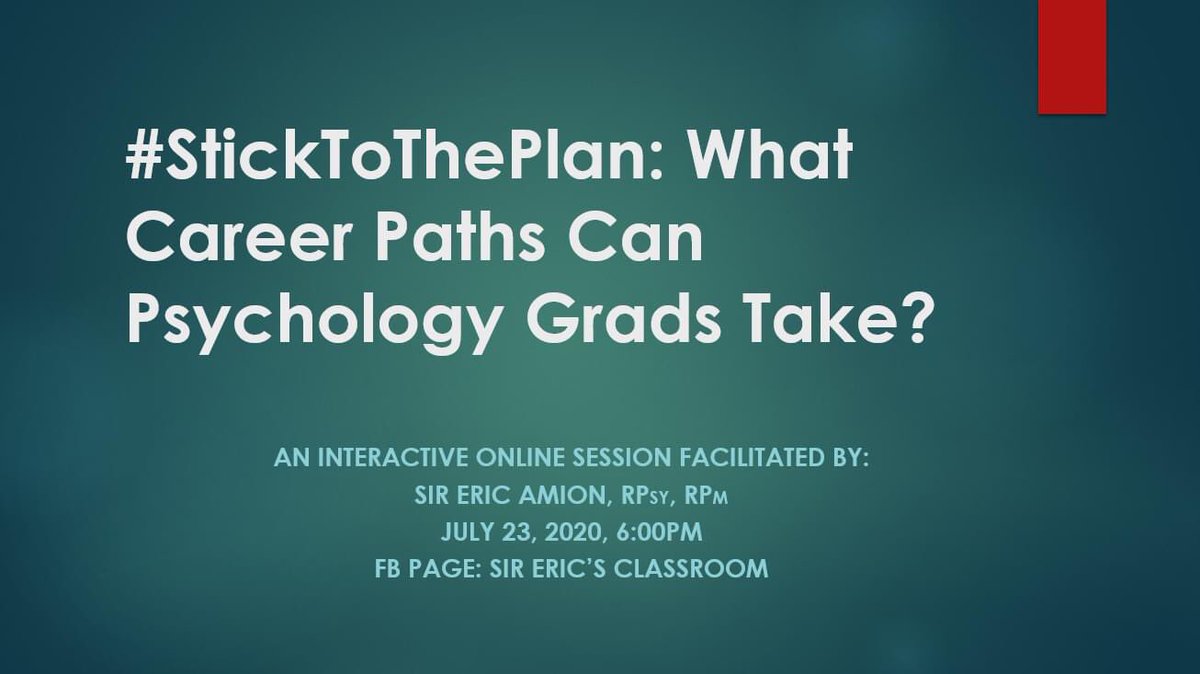 Thanks to those who joined us tonight! #StickTothePlan #Psychology