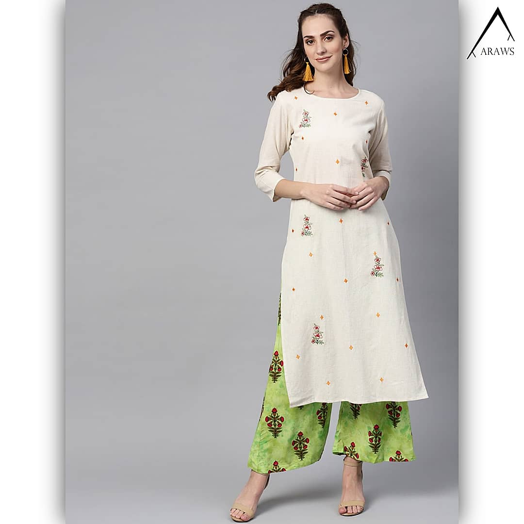 ArawsBusiness's tweet photo. Off-White & Beige Embroidered Kurta with Green Shade Palazzo
Material - Cotton Flex(Kurta) , Viscose Rayon(palazzo)
Size - M,L,XL,XXL
Pc- 1065/+Shipping Ex
#fashion
#fashionmusicbook
#fashionblogger
#fashionnova
#fashionista
#fashionstyle
#fashioncontestalert https://t.co/3D1FpP320f