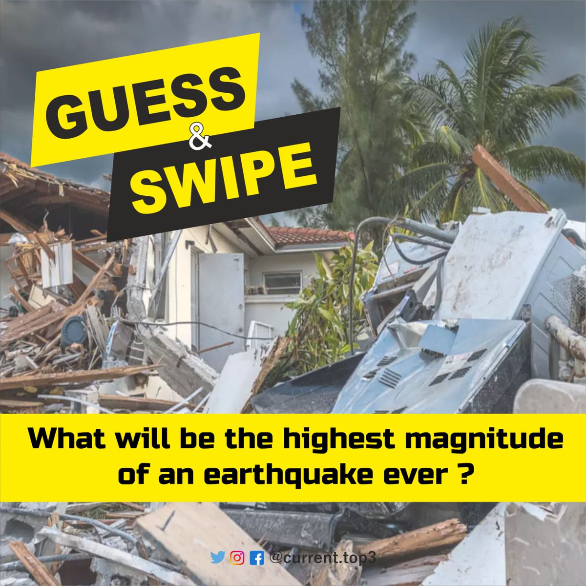 currenttop3's tweet photo. Earthquake 🌎
Follow @currenttop3
#earth #earthquake #flood #natural #river #mountain #building #calamity #valdivia #corona #disaster #devastated #factrun #person #death #fall #elapsed #born #quake #minute #hour #global #warming https://t.co/Ap28jK5k68