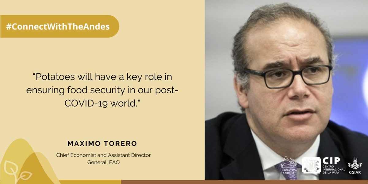 horacio_rv's tweet photo. "#Agriculture is a system, and therefore it has tradeoffs. We need to understand how to minimize these tradeoffs and risk with a systemic innovation. A lot of things can be learned from the Andes to achieve the #SDGs at global level"
@MaximoTorero @FAO
#ConnectWithTheAndes https://t.co/0io861yC3h