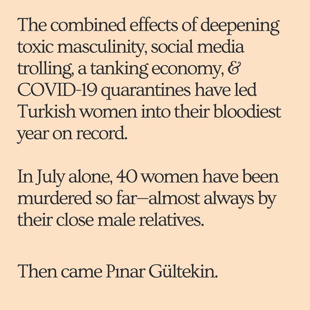 tw/ femicide, violence against womenjust wanted to share this to raise awareness about what's happening in Turkey, credits to @ auturkishculturalclub on ig