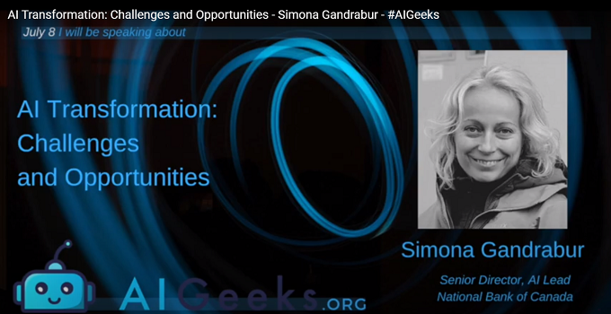 softgeeksca's tweet photo. To what extent is #AI a threat or an opportunity? What are the ethical considerations? .@SimonaGandrabur Senior Director, #AI Lead .@banquenationale talks challenges and opportunities.
#AIGeeks #womenintech #DataScience #technews
https://t.co/paf0AZlgx2 https://t.co/sZFe0tzqKB