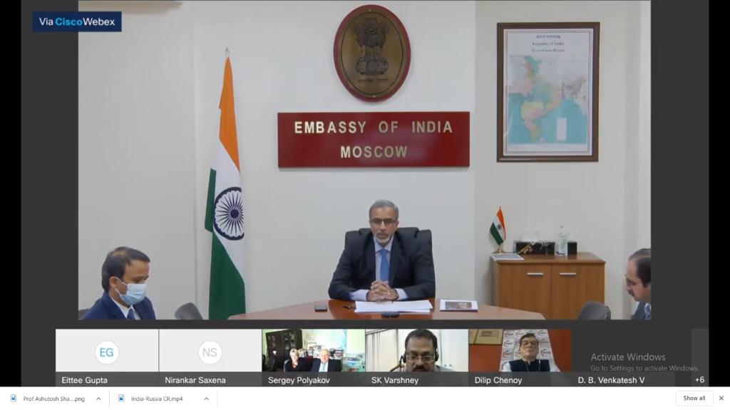 IndEmbMoscow's tweet photo. Ambassador, along with Secretary @IndiaDST participated in launch of  India-Russia Joint Technology Assessment and Accelerated Commercialization Programme to promote Joint Innovation.. (1/2) @MEAIndia @IndianDiplomacy @mfa_russia @ficci_india @RusEmbIndia @PrinSciAdvGoI https://t.co/8mJOELVGfs