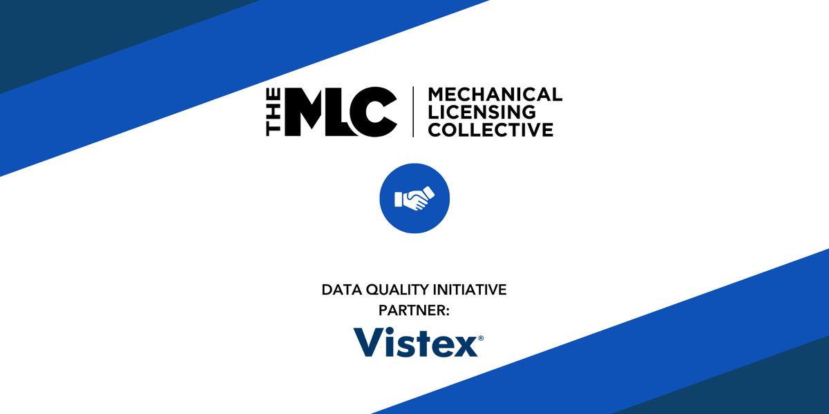 MLC_US's tweet photo. Proud to announce that we've partnered w/ @Vistex to help successfully enhance their #MusicMaestro software package in order to enable their users to participate in our #DataQualityInitiative (DQI). Publishers #PlayYourPart &amp; learn more about our DQI: https://t.co/0RyE6w6JcB https://t.co/YbIz3F70kU