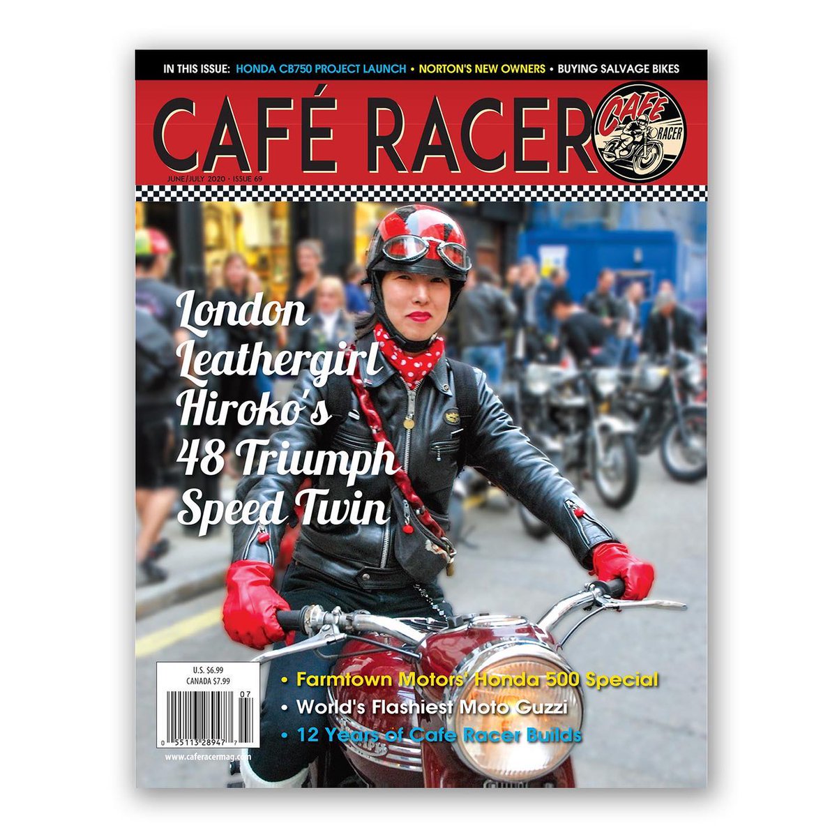 LewisLeathers's tweet photo. The latest Cafe Racer USA magazine is available in the shop and online. https://t.co/Rp6Y2faGTJ
On the cover, Leather girl Hiroko wearing her 551L Dominator jacket, it really suits you Hiroko!
#leathergirl_hiroko #mikeseate #caferacer #caferacermagazine https://t.co/EtKgibKXYR